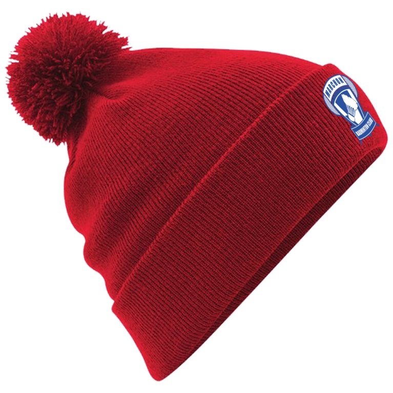 Original Pom Pom Beanie : Red